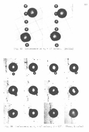 Figs. 85 and 86 - coalescence (still photos in top row)