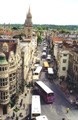 The view from the top of Carfax Tower
